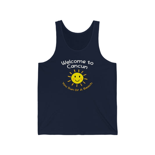 Welcome to Cancun Unisex Jersey Tank